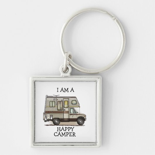 Klasse C Camper RV Magnets Sleutelhanger (Voorkant)