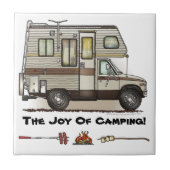 Klasse C Camper RV Magnets Tegeltje (Voorkant)