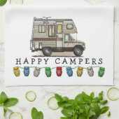 Klasse C Camper RV Magnets Theedoek (Gevouwen)