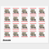 Klasse C Camper RV Magnets Vierkante Sticker (Vel)