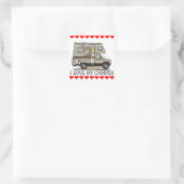 Klasse C Camper RV Magnets Vierkante Sticker (Tas)