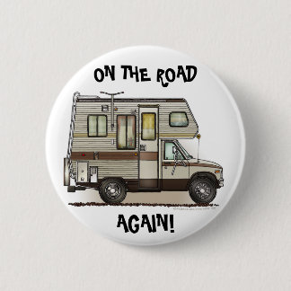 Klasse C Camper RV-spelden Ronde Button 5,7 Cm