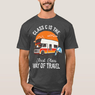 Klasse C motorhome grappige camper kamperen  T-shirt