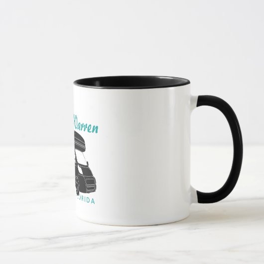 Klasse C Motorhome Silhouette Graphic Mok (Rechts)