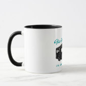 Klasse C Motorhome Silhouette Graphic Mok (Links)