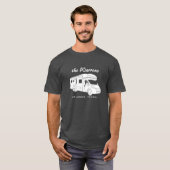 Klasse C Motorhome Silhouette Graphic T-shirt (Voorkant volledig)