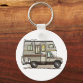 Klasse C RV-Sleutelhangers voor Camper Sleutelhanger (Voorkant)