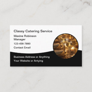 Klasse Catering Luxe Visitekaartjes