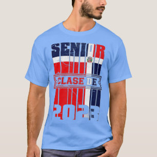Klasse de 2023 Dominicaanse Republiek Vlag T-shirt