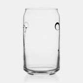Klasse decoratieve H gepersonaliseerd Blikvorm Glas (Links)