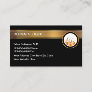 Klasse dermatoloog dermatologie visitekaartjes