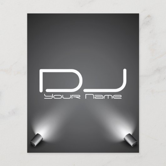 Klasse DJ-feest Flyer (Voorkant)