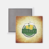 Klasse Elegante St. Patrick's Day Magneet (Voorkant / Achterkant)