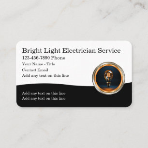Klasse Elektricien Thema Zakelijke Visitekaartjes