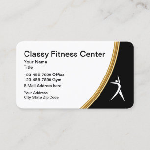 Klasse Fitness Persoonlijke Trainer Visitekaartje