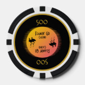 Klasse Flamingo Poker Chip Sets (Voorkant)