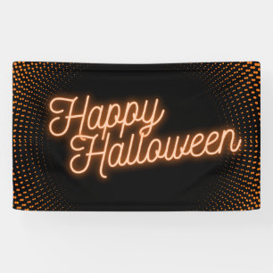 Klasse Glanzig Gelukkig Halloween Spandoek
