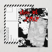 klasse grunge afstudeerder van 2012 briefkaart (Voorkant / Achterkant)