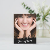 Klasse Hoger Afstuderen Open House Aankondigingskaart (Staand voorkant)