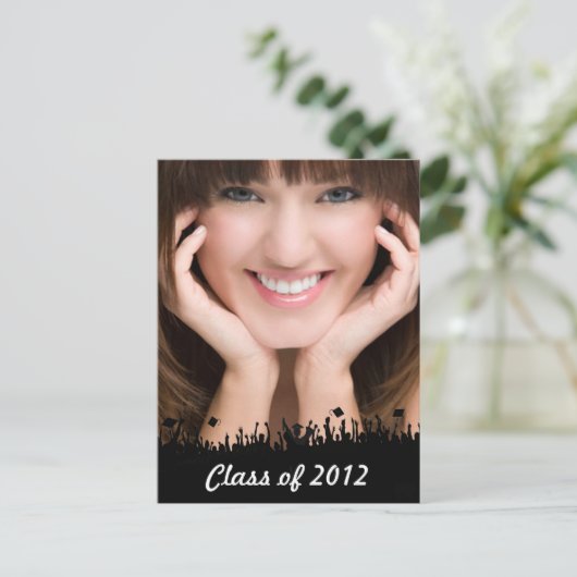 Klasse Hoger Afstuderen Open House Aankondigingskaart (Staand voorkant)