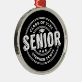 Klasse Hogere Afstuderen persoonlijk Afstuderen Metalen Ornament (Rechts)