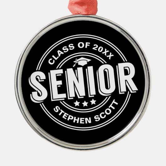 Klasse Hogere Afstuderen persoonlijk Afstuderen Metalen Ornament (Voorkant)