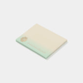 Klasse Iers geluks shamrock - gepersonaliseerd Post-it® Notes (Schuin)