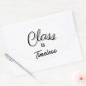 Klasse is tijdloze Sticker (Envelop)