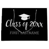 Klasse Jaar en naam - zwart kan kleur veranderen Groot Cadeauzakje (Voorkant)