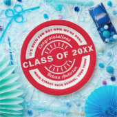 Klasse Jaar en schoolklas GraduPartij Papieren Bordje (Feest)