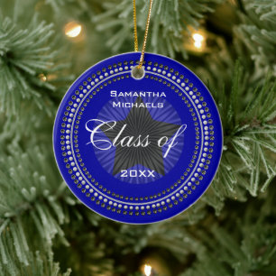 Klasse Jaar Star Afstuderen Ornament