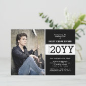 Klasse Jaar Uitnodiging fotograaf (Staand voorkant)