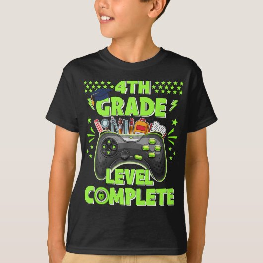 Klasse klasse 4022 van de klasse "Complete Gamer" T-shirt (Voorkant)