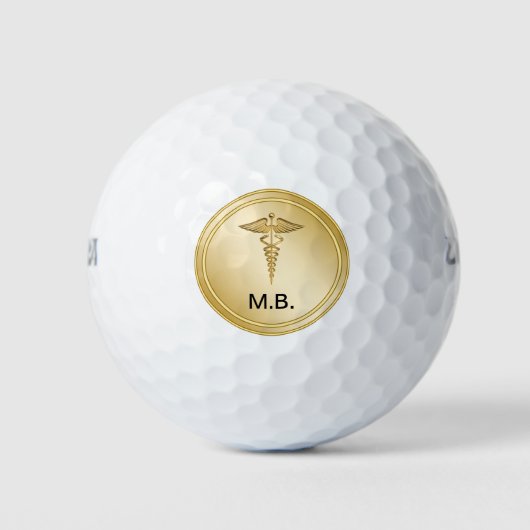 Klasse medisch thema golfballen (Voorkant)