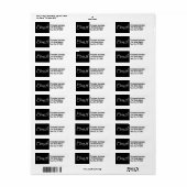 Klasse met aangepast jaar en middelbare school etiket (Full Sheet)