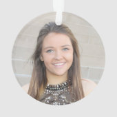 Klasse met aangepast jaar en middelbare school ornament (achterkant)