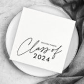 Klasse Modern Script-Afstuderen Servet