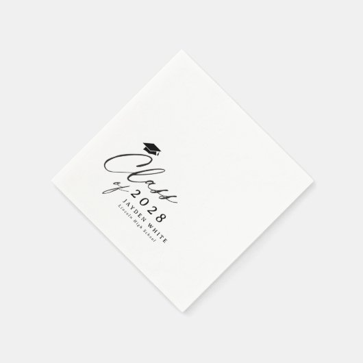 Klasse moderne kalligrafie van Afstuderen 2025 Servet (Hoek)