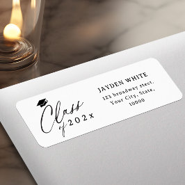 Klasse moderne kalligrafie van het Afstuderen Adre Etiket