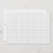 Klasse - Moderne Typografische Boys | AFSTUDEREN Aankondiging (Achterkant)