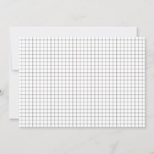 Klasse - Moderne Typografische Boys | AFSTUDEREN Aankondiging (Achterkant)