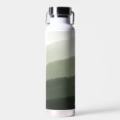 Klasse Monogram Waterverf Jungle Green Ombre Waterfles (Voorkant)