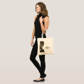 Klasse naam vioollerares en leerling tote bag (Voorkant (model))