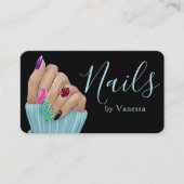 Klasse nagelstyliste Professionele nageltechnicus Visitekaartje (Voorkant)