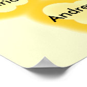 Klasse Names Popcorn leraar Poster - past 30 namen (Hoek)