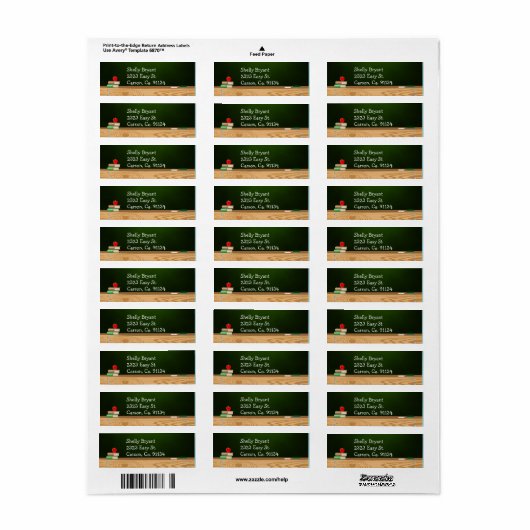 Klasse ontslagen Green Chalk leraar pensioen Etiket (Full Sheet)