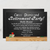 Klasse ontslagen leerlingenontslag kaart (Voorkant / Achterkant)