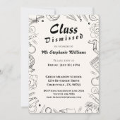 Klasse ontslagen schoolleraar Pensioenfeest Kaart (Voorkant)