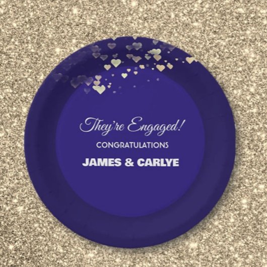 Klasse, op maat gemaakte verloving felicitaties papieren bordje