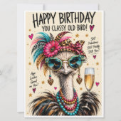 Klasse Oude Vogel Kaart (Voorkant)